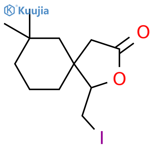 1-(Iodomethyl)-7,7-dimethyl-2-oxaspiro[4.5]decan-3-one structure