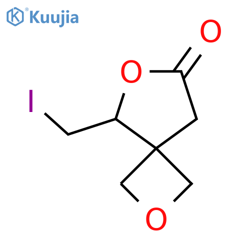 5-(Iodomethyl)-2,6-dioxaspiro[3.4]octan-7-one structure