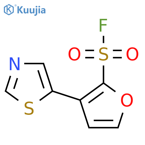 3-(1,3-Thiazol-5-yl)furan-2-sulfonyl fluoride structure