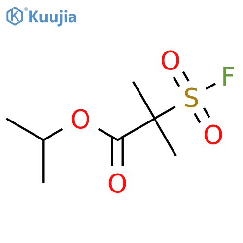Propan-2-yl 2-fluorosulfonyl-2-methylpropanoate structure
