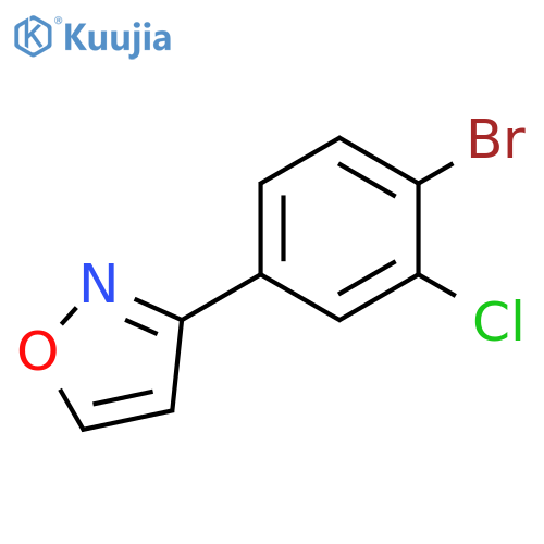 Isoxazole, 3-(4-bromo-3-chlorophenyl)- structure