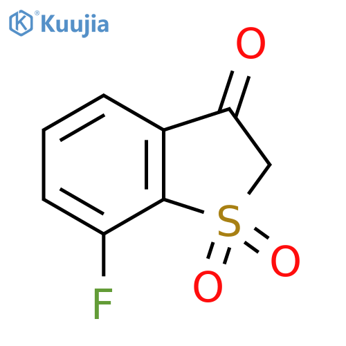 7-fluorobenzo[b]thiophen-3(2H)-one 1,1-dioxide structure