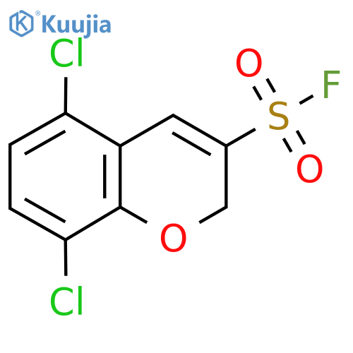 5,8-dichloro-2H-chromene-3-sulfonyl fluoride structure