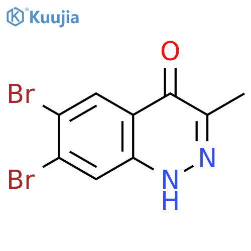 4(1H)-Cinnolinone, 6,7-dibromo-3-methyl- structure