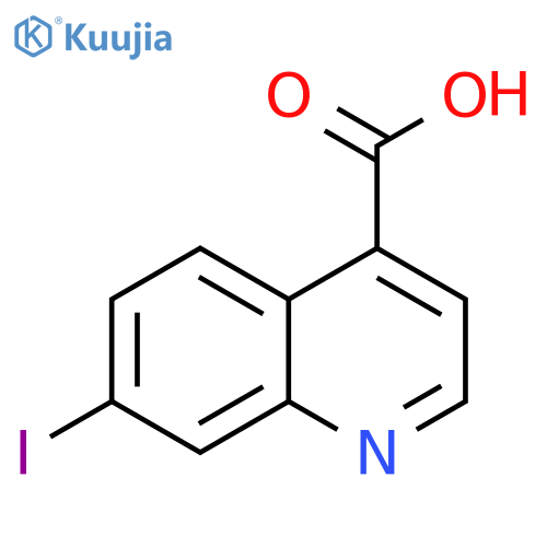 4-Quinolinecarboxylic acid, 7-iodo- structure
