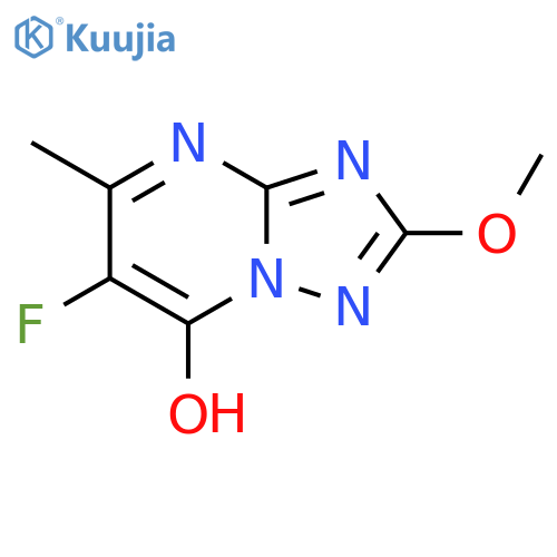 [1,2,4]Triazolo[1,5-a]pyrimidin-7-ol, 6-fluoro-2-methoxy-5-methyl- structure