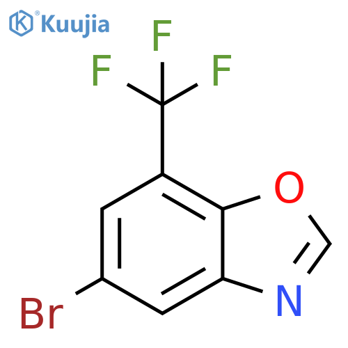 Benzoxazole, 5-bromo-7-(trifluoromethyl)- structure