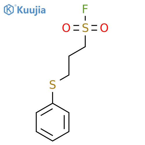 3-(Phenylsulfanyl)propane-1-sulfonyl fluoride structure