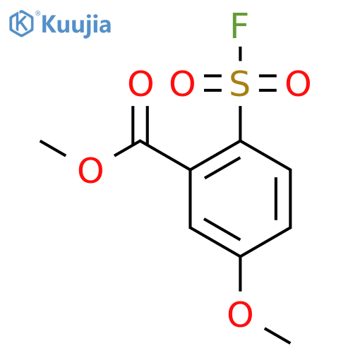 Methyl 2-(fluorosulfonyl)-5-methoxybenzoate structure