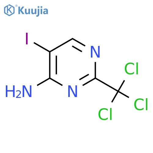 5-Iodo-2-(trichloromethyl)pyrimidin-4-amine structure