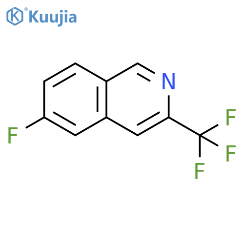 Isoquinoline, 6-fluoro-3-(trifluoromethyl)- structure