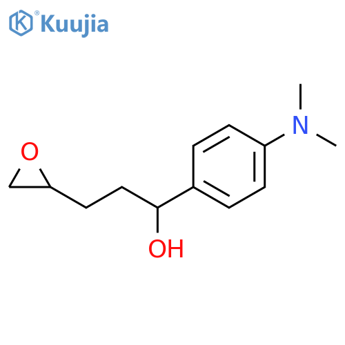 2-Oxiranepropanol, α-[4-(dimethylamino)phenyl]- structure