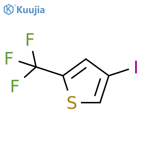 4-iodo-2-(trifluoromethyl)thiophene structure