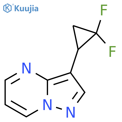 3-(2,2-Difluorocyclopropyl)pyrazolo[1,5-a]pyrimidine structure