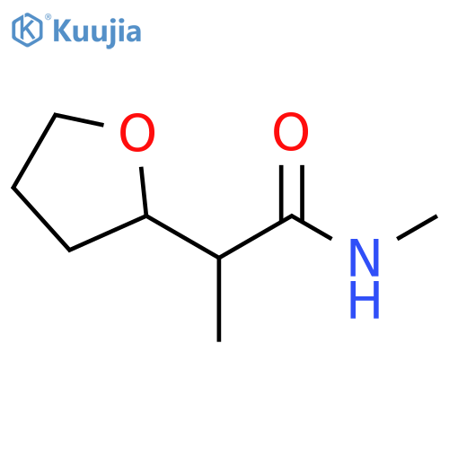 2-Furanacetamide, tetrahydro-N,α-dimethyl- structure