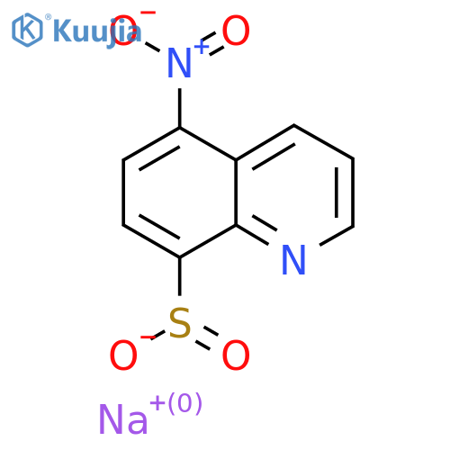 Sodium 5-nitroquinoline-8-sulfinate structure