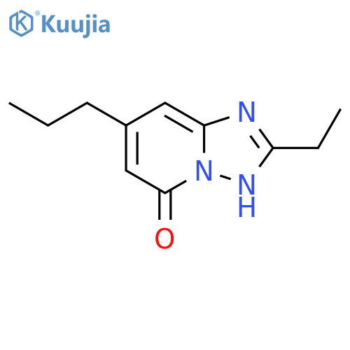 2-ethyl-7-propyl-1,2,4triazolo1,5-apyridin-5-ol structure