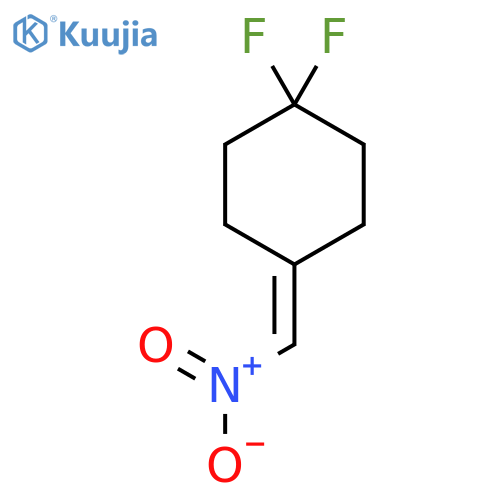 1,1-Difluoro-4-(nitromethylidene)cyclohexane structure