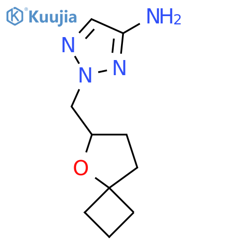 2-({5-oxaspiro3.4octan-6-yl}methyl)-2H-1,2,3-triazol-4-amine structure