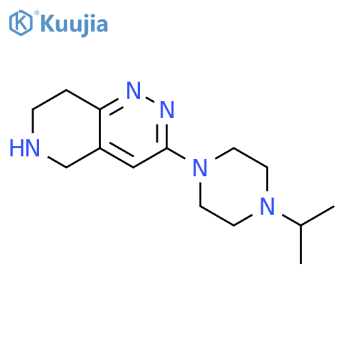 Pyrido[4,3-c]pyridazine, 5,6,7,8-tetrahydro-3-[4-(1-methylethyl)-1-piperazinyl]- structure