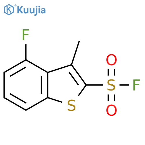 4-Fluoro-3-methyl-1-benzothiophene-2-sulfonyl fluoride structure