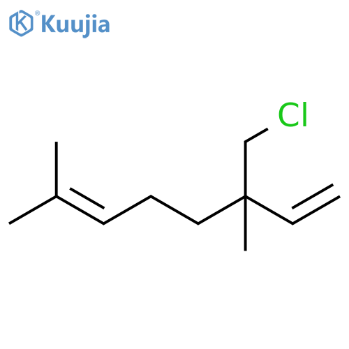 1,6-Octadiene, 3-(chloromethyl)-3,7-dimethyl- structure