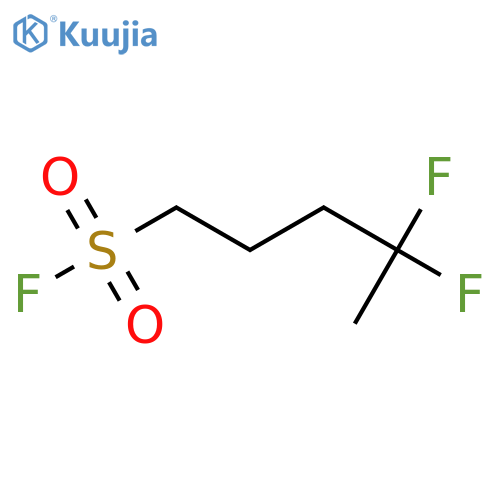 4,4-Difluoropentane-1-sulfonyl fluoride structure