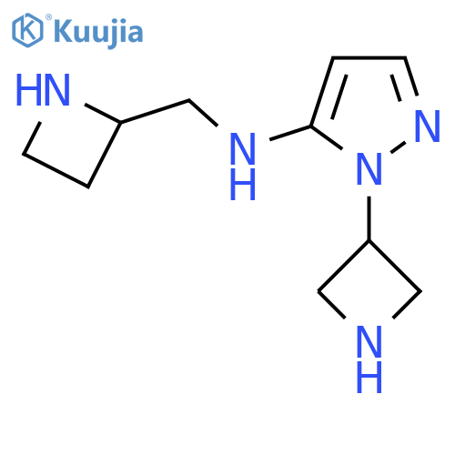 N-(azetidin-2-yl)methyl-1-(azetidin-3-yl)-1H-pyrazol-5-amine structure