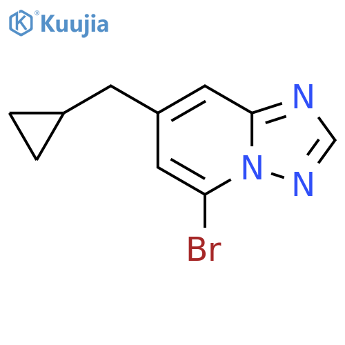 5-bromo-7-(cyclopropylmethyl)-1,2,4triazolo1,5-apyridine structure
