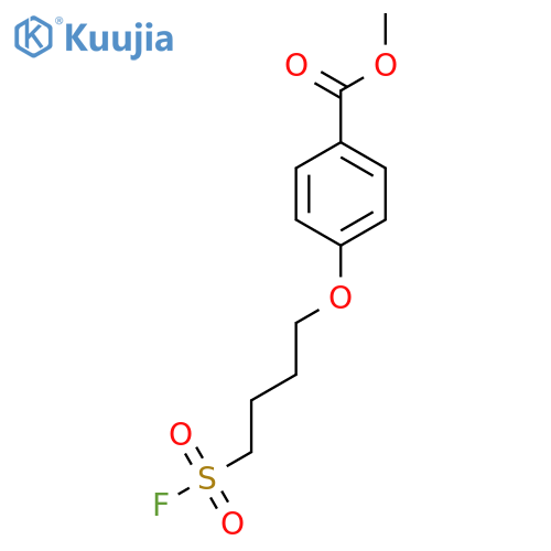 Methyl 4-[4-(fluorosulfonyl)butoxy]benzoate structure