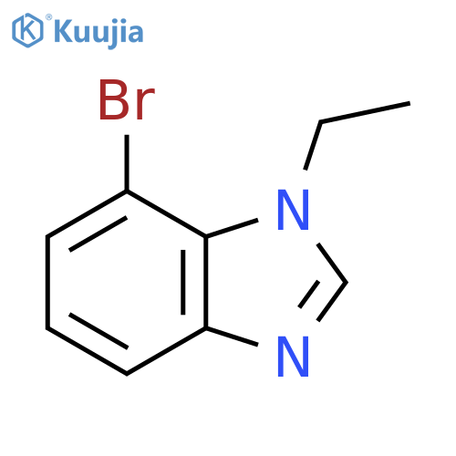 7-bromo-1-ethyl-1H-1,3-benzodiazole structure