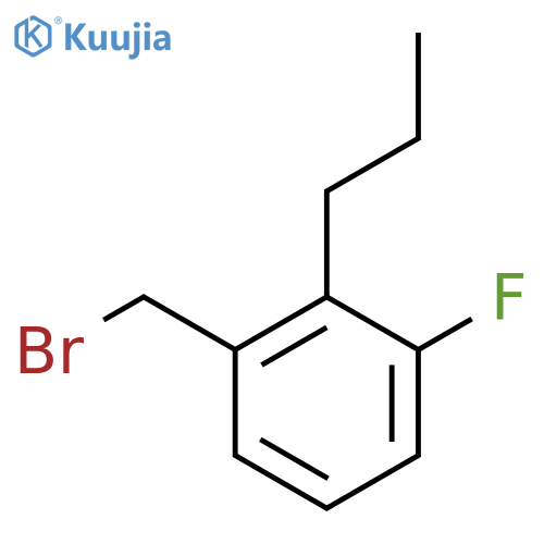 1-(bromomethyl)-3-fluoro-2-propylbenzene structure