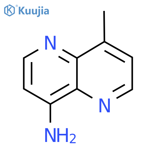 8-methyl-1,5-naphthyridin-4-amine structure