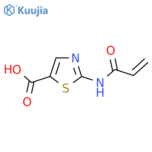 2-(prop-2-enamido)-1,3-thiazole-5-carboxylic acid structure