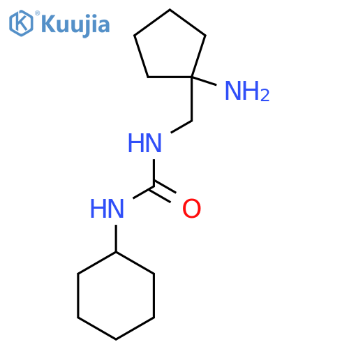 3-(1-aminocyclopentyl)methyl-1-cyclohexylurea structure