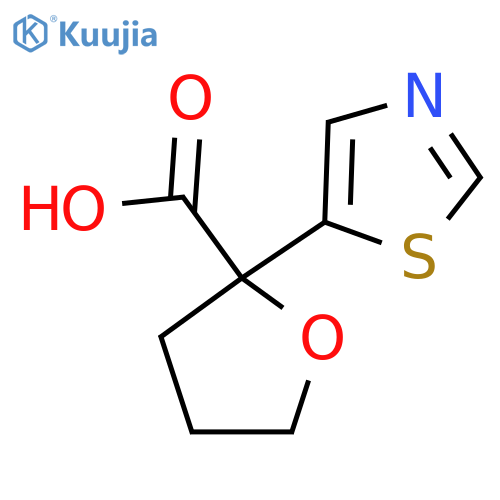 2-(1,3-thiazol-5-yl)oxolane-2-carboxylic acid structure