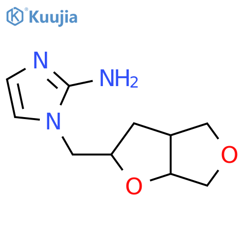1-({hexahydrofuro2,3-cfuran-2-yl}methyl)-1H-imidazol-2-amine structure