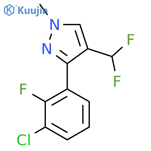 3-(3-chloro-2-fluorophenyl)-4-(difluoromethyl)-1-methyl-1H-pyrazole structure
