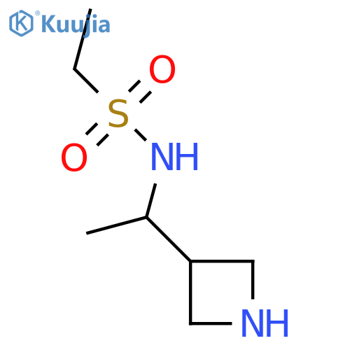 N-1-(azetidin-3-yl)ethylethane-1-sulfonamide structure