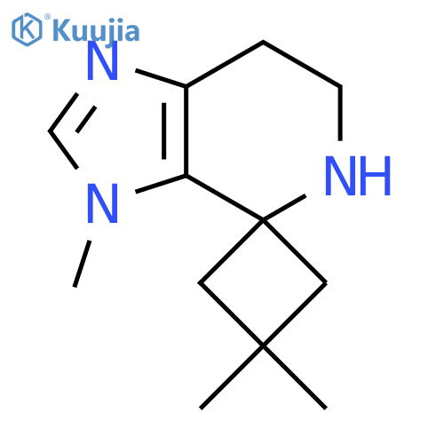 3,3,3'-trimethyl-3',5',6',7'-tetrahydrospirocyclobutane-1,4'-imidazo4,5-cpyridine structure