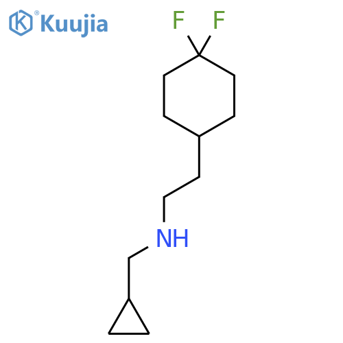 (cyclopropylmethyl)2-(4,4-difluorocyclohexyl)ethylamine structure
