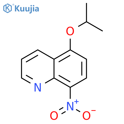 Quinoline, 5-(1-methylethoxy)-8-nitro- structure