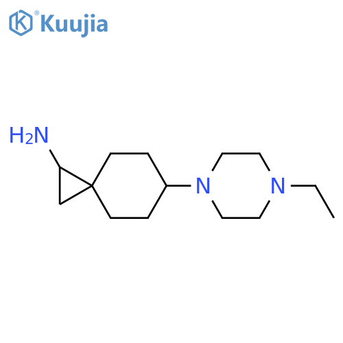 6-(4-ethylpiperazin-1-yl)spiro2.5octan-1-amine structure