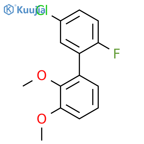 1-(5-Chloro-2-fluorophenyl)-2,3-dimethoxybenzene structure