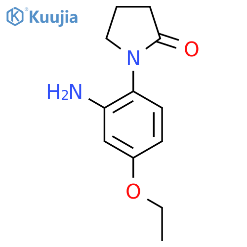 1-(2-Amino-4-ethoxyphenyl)pyrrolidin-2-one structure