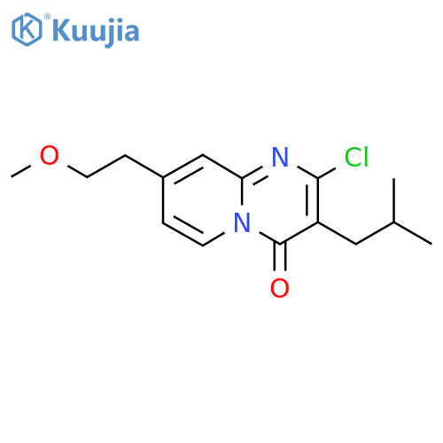2-chloro-8-(2-methoxyethyl)-3-(2-methylpropyl)-4H-pyrido1,2-apyrimidin-4-one structure