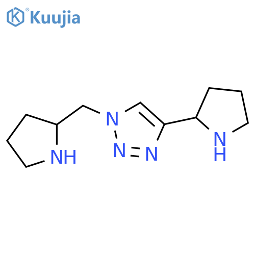 4-(pyrrolidin-2-yl)-1-(pyrrolidin-2-yl)methyl-1H-1,2,3-triazole structure