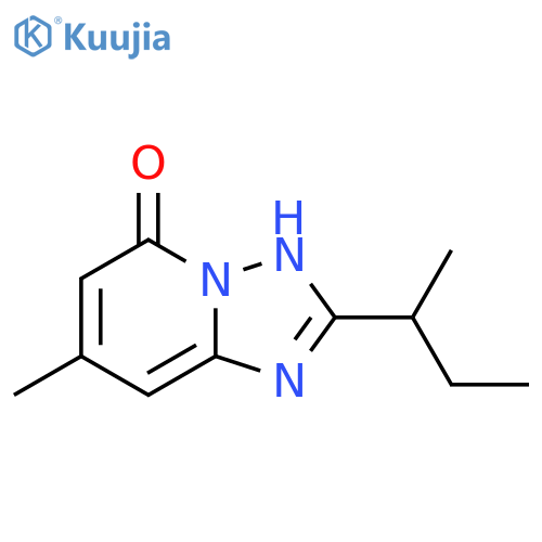 2-(butan-2-yl)-7-methyl-1,2,4triazolo1,5-apyridin-5-ol structure