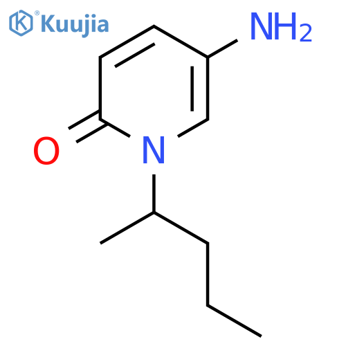 5-amino-1-(pentan-2-yl)-1,2-dihydropyridin-2-one structure