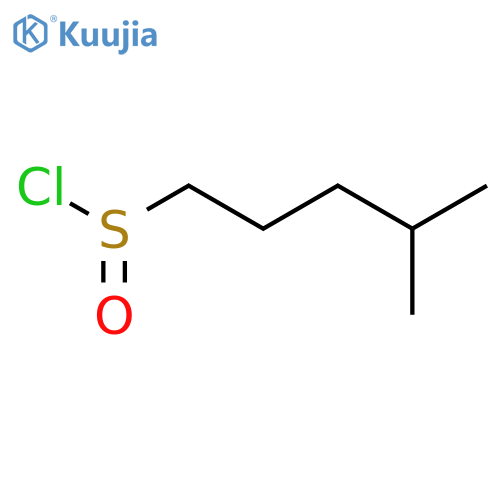 4-Methylpentane-1-sulfinyl chloride structure